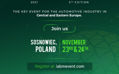 The key event for the automotive industry in Central and Eastern Europe, IABM2021, is BACK.